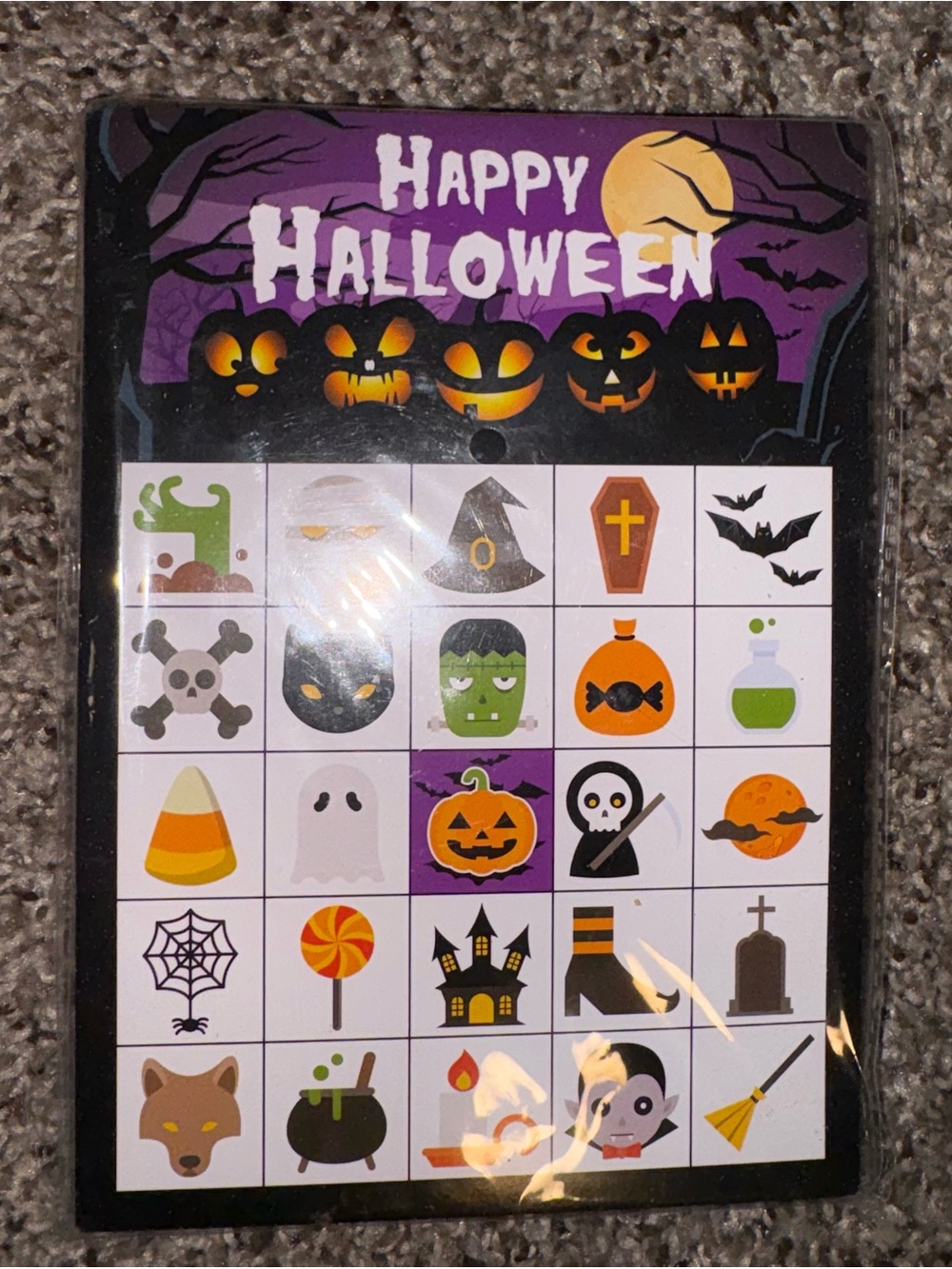 Halloween Kids Bingo